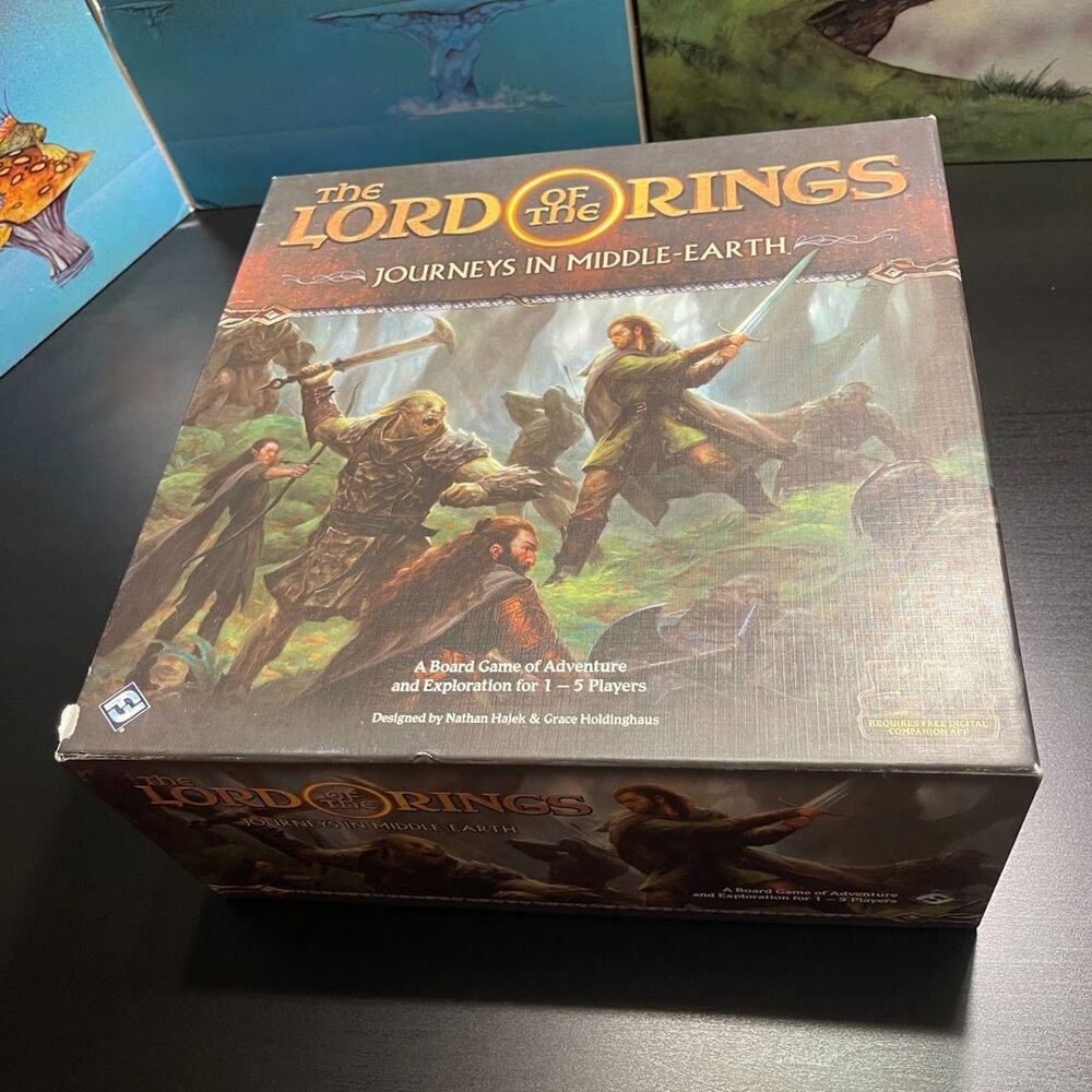 The Lord Of The Rings Journeys In Middle-earth Board Game Unused